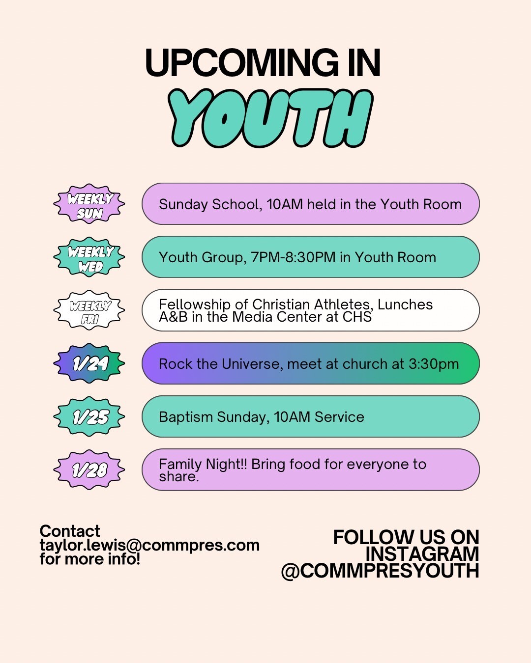 Youth Ministry