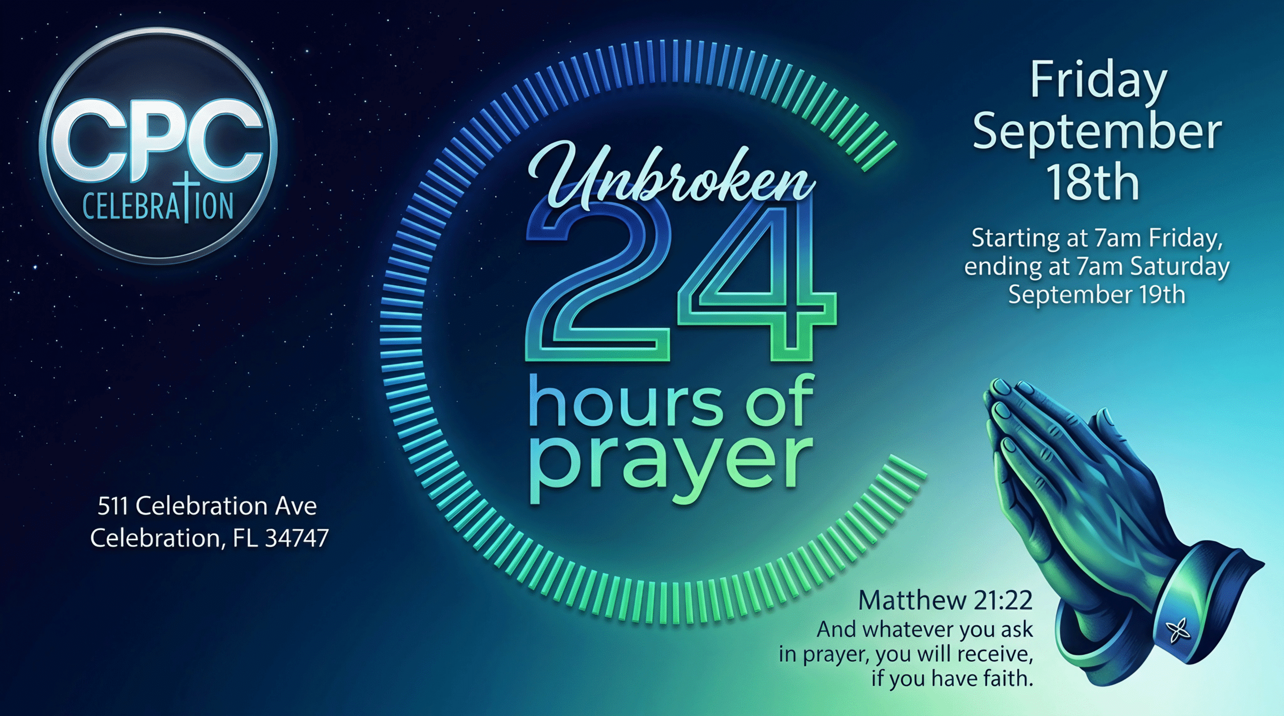 Unbroken 24 Hours of Prayer